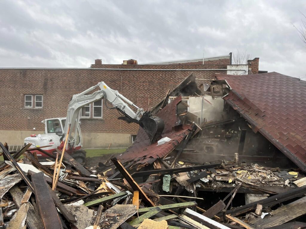 demolition in Western Pennsylvania